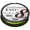 Tresse Tournament Evo+ 8 brins DAIWA - Chartreuse 135m