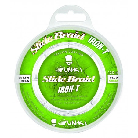SLIDE BRAID IRON-T 120 FLUO GREEN 0,119 SLIDE BRAID IRON-T 120 FLUO GREEN 0,119