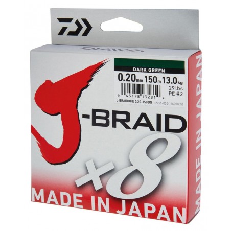 Tresse J-Braid 8 Brins DAIWA - Tresse J-Braid 8 Brins DAIWA -