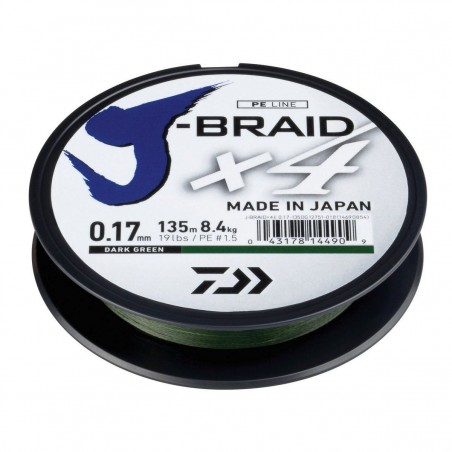 Tresse J-Braid 4 Brins DAIWA - Tresse J-Braid 4 Brins DAIWA -