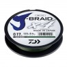 Tresse J-Braid 4 Brins DAIWA - Dark Green 135m